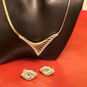 Vendome vintage earrings/necklace set